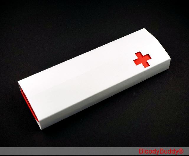 2er-Schreibset in roter Box mit Schiebeh&uuml;lle