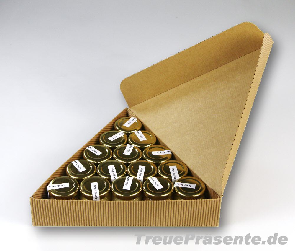 Geschenkverpackung Honiggl&auml;ser