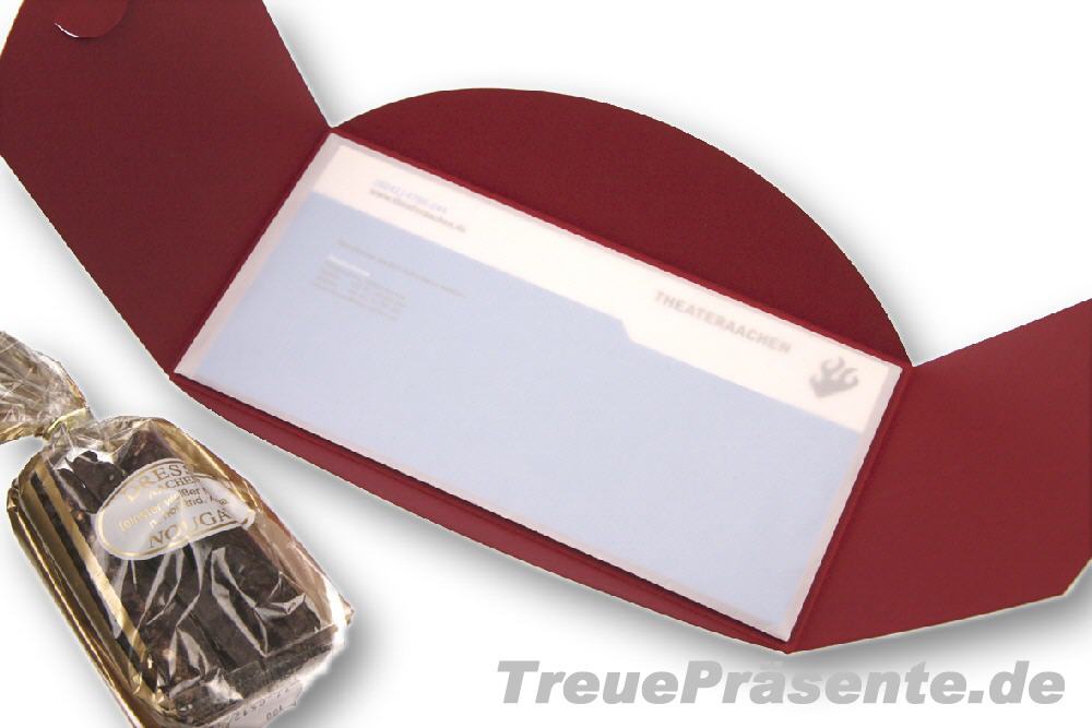 Geschenkverpackung Theaterkarten