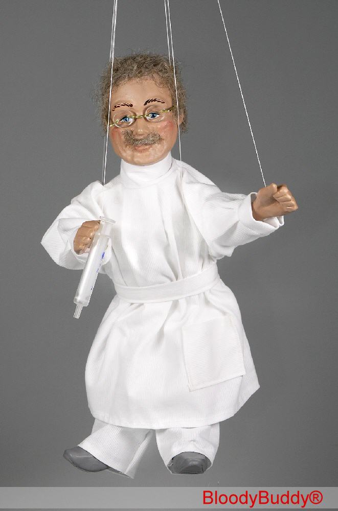 Blutspendegeschenk Marionette